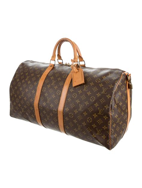 louis vuitton keepall 55 hand luggage|louis vuitton keepall 55 monogram.